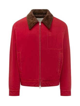 Ami Red Logo Regular Jacket