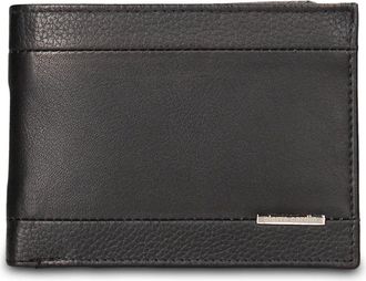 Pierre Cardin Minimalistische Leren Portemonnee - Heren - Accessoires - Zwart - Maat: ONE Size Leer