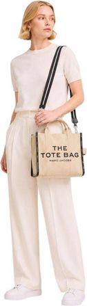 Marc Jacobs Womens Satchel Warm Sand Cotton Polyester Tote-bags