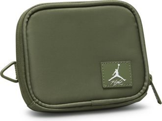 Nike Jordan Mens Jordan Flight Zip Wallet in Brown | MA0810-EF9