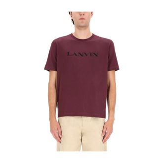 Lanvin Camiseta de Cinta - Tops - Hombre - Rojo - XL