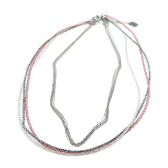 PANICALE Collana a pi&ugrave; fili con perline - - Accessories - Donna - Multicolore - ONE SIZE