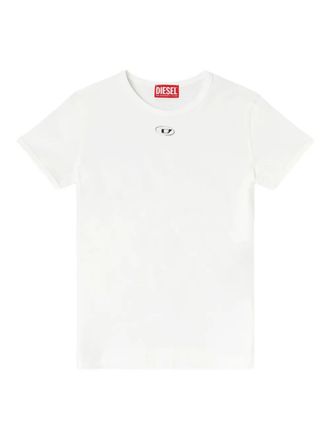 Diesel T-Uncutieslong-Od T-shirt - women - Cotton/Elastane - S - White