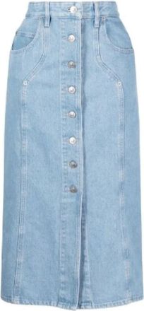 Isabel Marant Denim Rok - Dames - Spijkerrokken - Blauw - M - Denim - Rokken