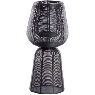 Light & Living Light&living - Farolillo Fellini Negro Mate - &Oslash;25x52,5 Cm