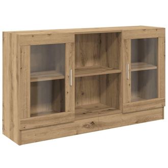 vidaXL Aparador De Madera De Ingenier&iacute;a Roble Artisan 120x30,5x70 Cm Vidaxl