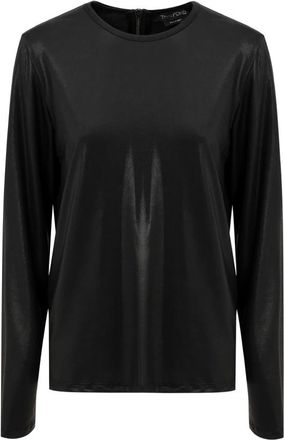 Tom Ford Dames, Tops, Zwart, Maat: XS Viscose