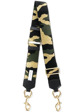 Marc Jacobs Tracolla The Strap con stampa camouflage - Nero