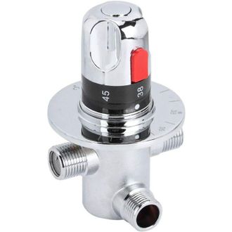 OEM V&aacute;lvula Mezcladora Termost&aacute;tica, G1/2, Con Protecci&oacute;n Contra Desbordamiento, Equipada Con Termostato, Temperatura Del Agua Regulable, F&aacute;cil De Usar