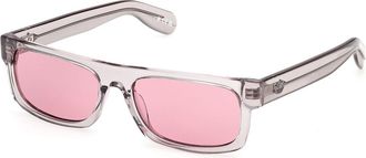 adidas OR0145 20Y Mens Sunglasses Grey Size 55