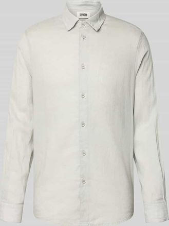 Drykorn Drykorn Slim Fit Freizeithemd aus Leinen-Baumwoll-Mix Modell RAMIS in Mint, Gr&ouml;&szlig;e XXL