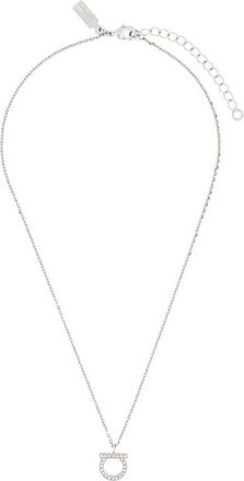 Ferragamo Silver Gancini Neacklace