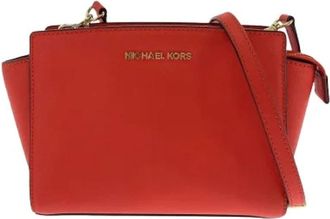 Michael Kors Pre-owned Cross Body Bags, female, Red, Size: ONE SIZE Pre-owned Plastic Crossbody Bag