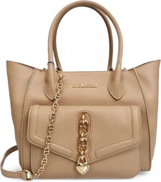 Love Moschino Tote Bag - Dames - Shoppers - Beige - ONE Size - Tassen