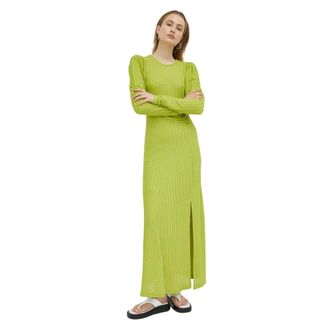 Gestuz Olava Jurk - Dames - Maxi kleedjes - Groen - XS - Polyester - Kleedjes