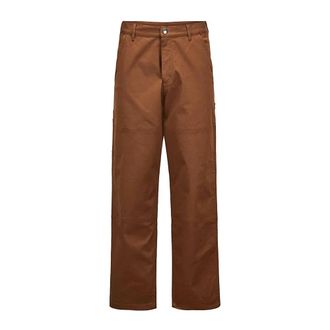 Moncler Straight Trousers, male, Brown, Size: XL Pantalone