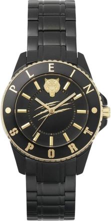 Plein Sport Glam Horloge - Heren - Horloges - Zwart - ONE Size - Accessoires