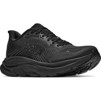 Hoka One One Clifton 11 Running Shoe in Black /Black at Nordstrom, Size 10.5