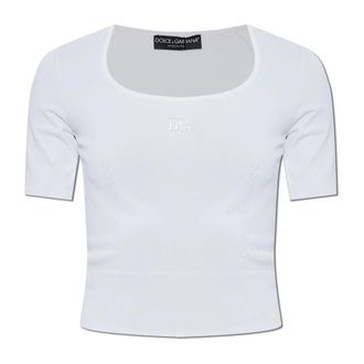 Dolce & Gabbana Dames, Tops, Wit, Maat: XS Nylon