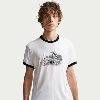 Nike Mens Nike SB Short-Sleeve Skate Top in White | IF0434-100