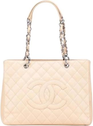 Chanel Pre-owned Matelasse Tote Bag - Dames - Vintage Shopper - Roze - ONE Size - Leer - Vintage