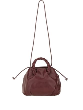 Hereu Borsa tote con manico intrecciato - Rosso