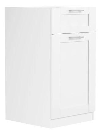 ebuy24 Gabinete De Cocina Vcm Dimensiones Aprox. Al. 82 X An. 40 X T. 46 Cm Gabinete Inferior Con Puerta Giratoria Y Caj&oacute;n En Estilo Casa De Campo Muebles De