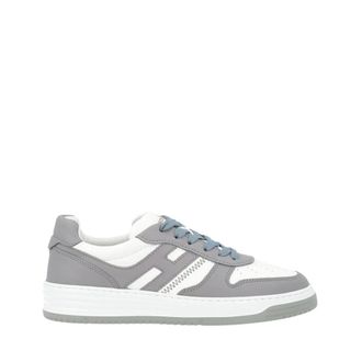 Hogan H630 Retro Basketball Sneakers - Heren - Sneakers - Grijs - 43 EU - Leer - Schoenen