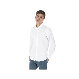 Harmont & Blaine Casual Shirts, male, White, Size: 3XL Oxford Shirt