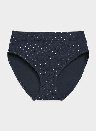 Miiyu Womens Essential ultra-comfortable high-waist bikini panty Organic cotton & TENCEL TM modal