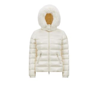 Moncler Moncler Badyf Hooded Short Down Jacket, Women, White, Size: 00