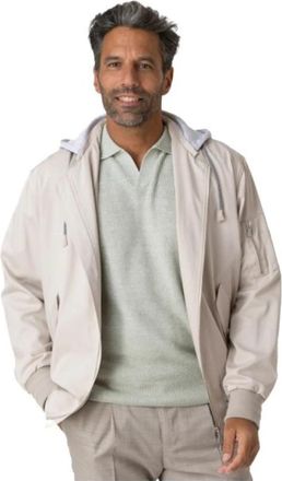 Eleventy Bomberjack - Heren - Zomerjassen - Beige - 2XL - Jassen