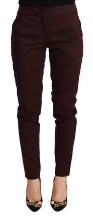 Just Cavalli Mid Waist Skinny Women Trouser Womens Pants