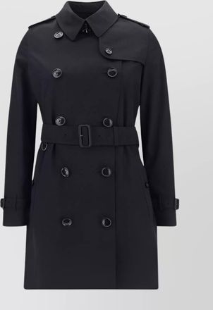 Burberry belted double-breasted trench coat waistband