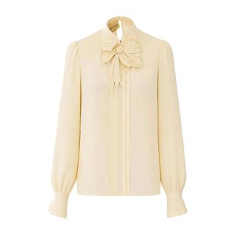 Valentino Garavani Mujer, Blusas y Camisas, Amarillo, Talla: S