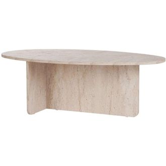 Calicosy Tavolino con piano ovale L125 cm - ANNA