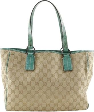 Gucci Pre-owned Tote Bags, female, Beige, Size: ONE SIZE Pre-owned Vintage Tote Bag