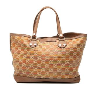 Gucci Pre-owned Gucci GG Straw Libeccio Sunset Tote Ladies 232943 212792