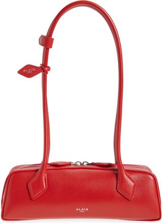 Alaia Le Teckel Small Shoulder Bag in Orange Brule at Nordstrom