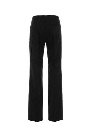 Andamane Womens Embroidered Twill Gladys Pant Blackwhite Pantaloni Trousers
