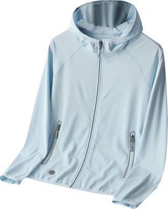 Generic Gym Hoodie Women Uv Protection Clothing Women Running Jacket Women Full Zip Jacket UPF 50+ Sun Protection Shirts Long Sleeve Running Hiking Tops Zip U