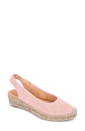 Patricia Green Valencia Slingback Wedge Espadrille in Blush Pink at Nordstrom, Size 7