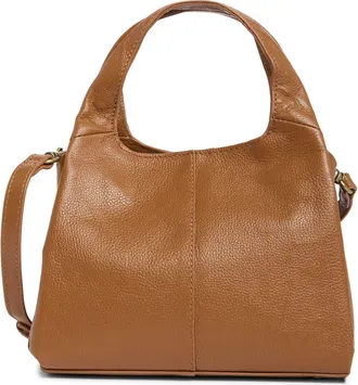 Lucky Brand Sue Leather Crossbody Shoulder Bag in Honey Tan at Nordstrom Rack