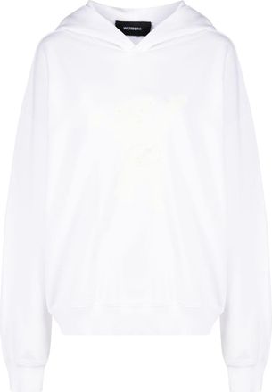 We11done New Teddy Logo cotton hoodie - women - Cotton - M - White