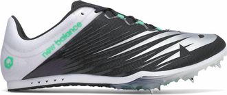 New Balance Mens Md500 V6 Spike Shoes In Black White