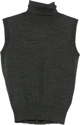 Goes Botanical Roll-neck Sleeveless Top