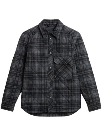 Woolrich Checked Quilted Padded Shirt Jacket