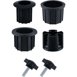 OEM Juego De 6 Piezas Para Soporte De Sombrilla, Accesorios Para Base De Sombrilla Con Cable De Ajuste Y Bot&oacute;n, Accesorios Negros Para Sombrilla De Patio 