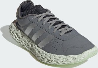 adidas Originals Unisex Zponge Shoes - Grey Leather - Size UK 3
