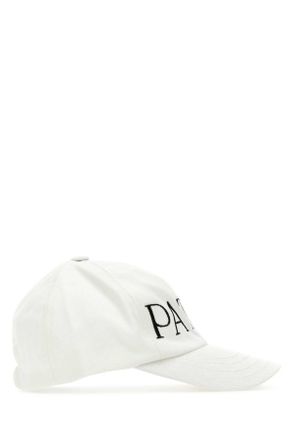 Patou Womens Logo-Embroidered Cotton Baseball Cap White
